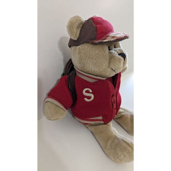 Starbucks Bearista 2004 Back to School Bear Boy 10" Plush Collectable C - Picture 2 of 8